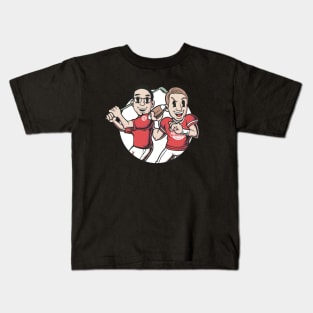 The Game Managers Podcast Cartoon Logo 2 Kids T-Shirt